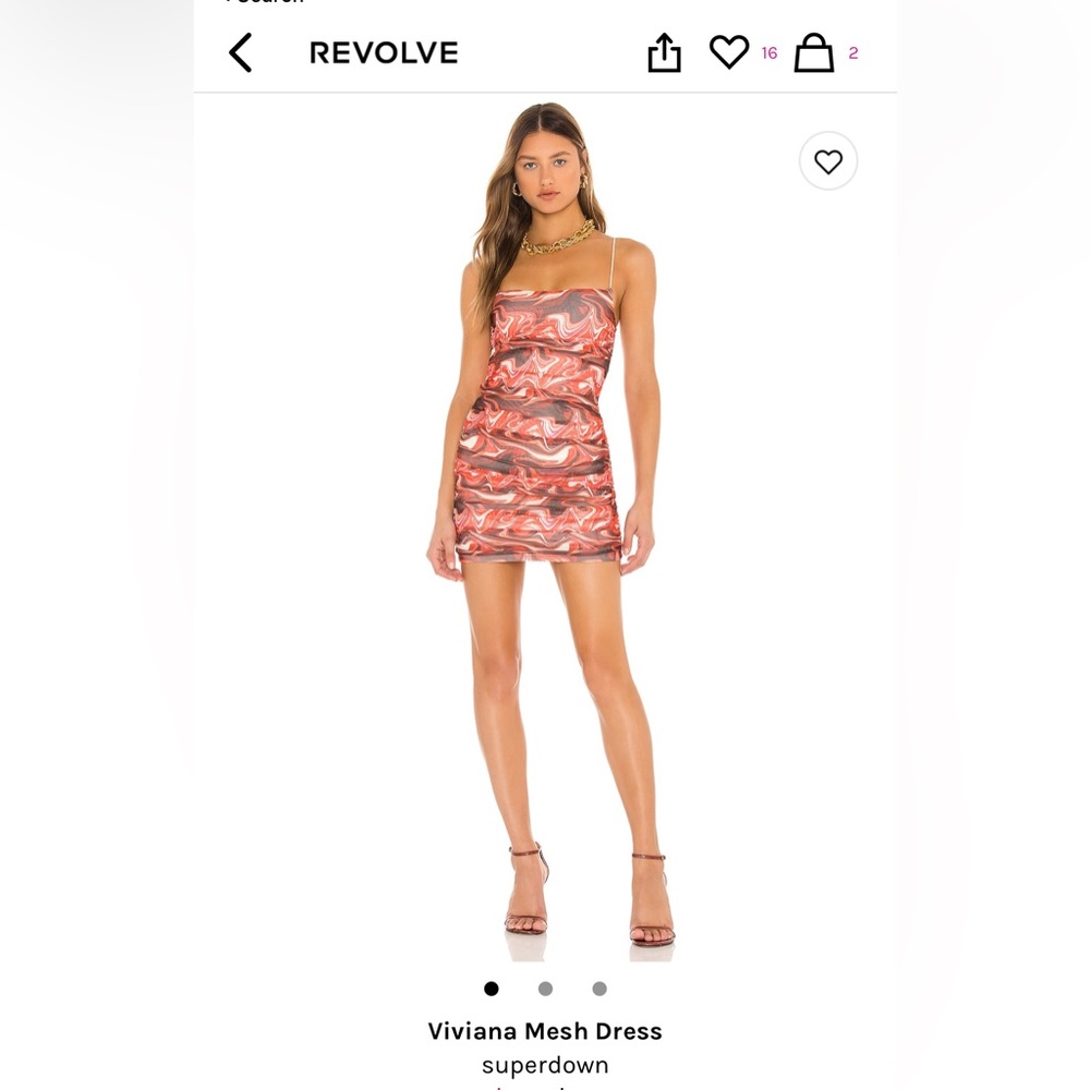 Super down Viviana Mesh Dress